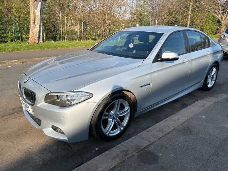 Silver Used 2016 BMW 520 M Sport Sedan | £9,795 (Fair price) - Image 1/4