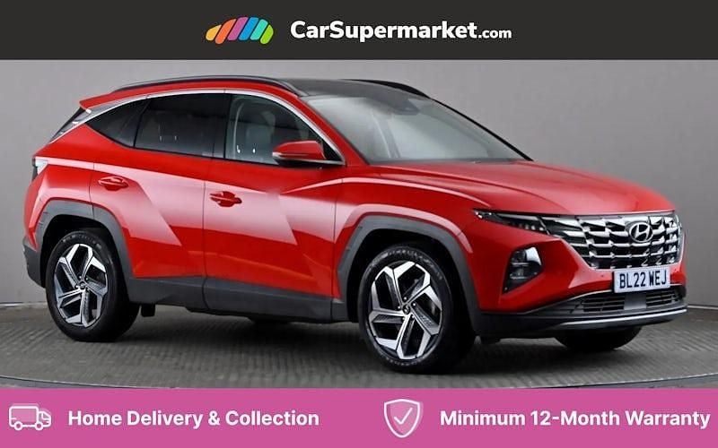 Red Used 2022 Hyundai Tucson Ultimate SUV | £21,697 (Fair price) - Image 1/4
