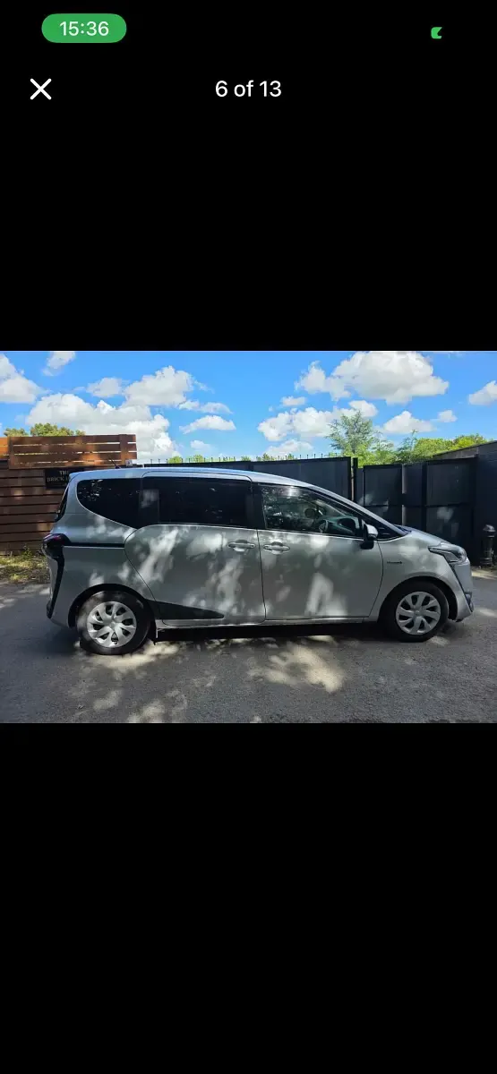 Used Toyota Sienta 116 HP (85 kW) 2026 Silver MPV