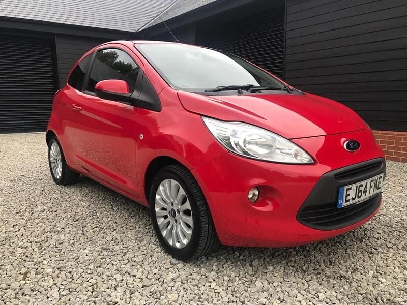 Red Used 2014 Ford Ka Zetec Hatchback | £3,295 (A bit pricey) - Image 1/3