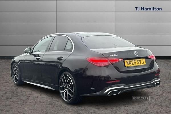 Used Mercedes C220 AMG Line Premium 200 HP (147 kW) 2025 Black Sedan