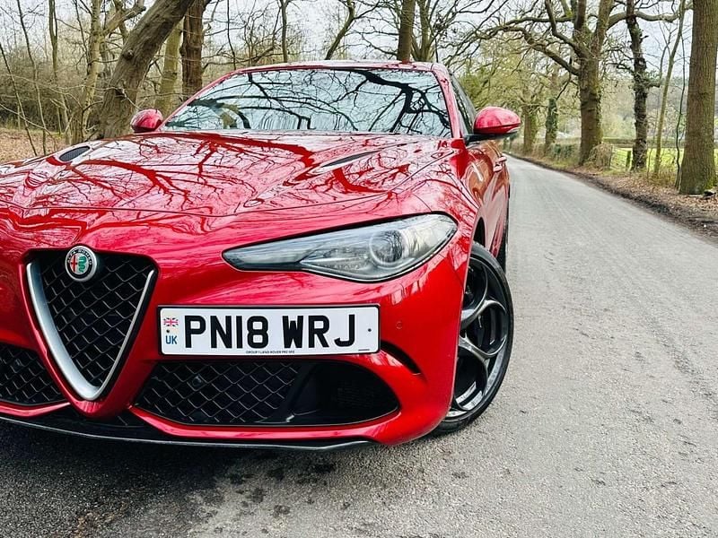 Used Alfa Romeo Giulia Quadrifoglio 2018 Red Sedan