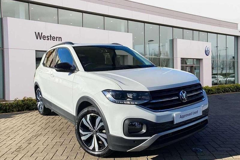 White Used 2022 VW T-Cross Black Edition SUV | £18,999 (Fair price) - Image 1/4