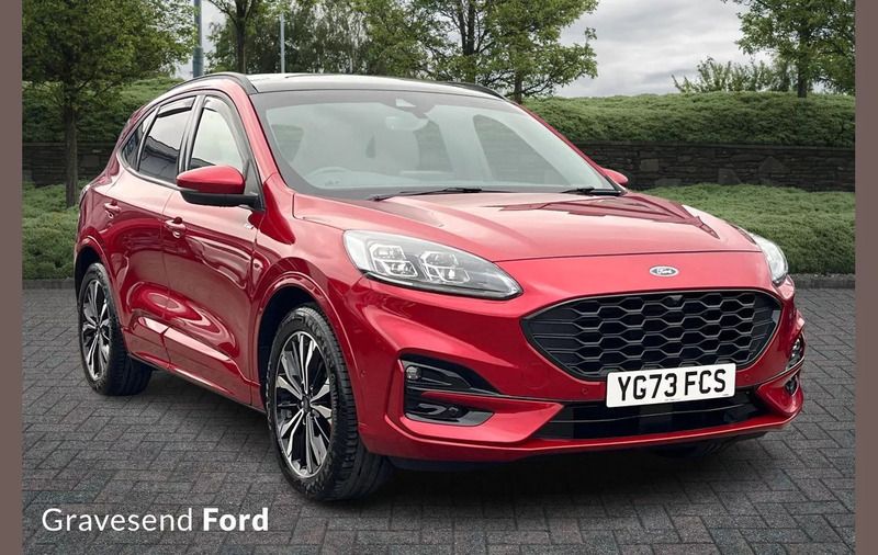 Red Used 2024 Ford Kuga ST-Line X SUV | £25,597 (Fair price) - Image 1/4