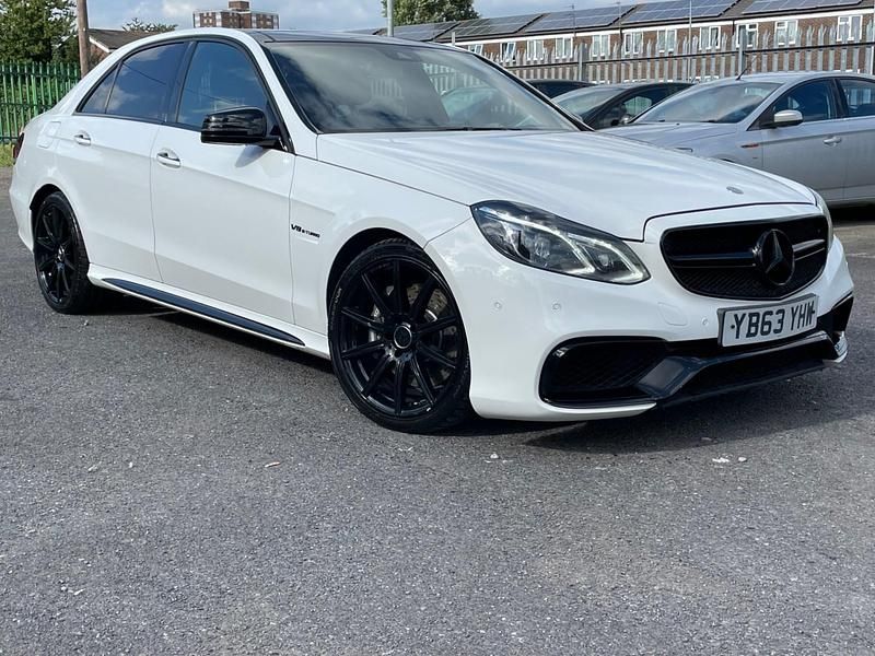 Used Mercedes E63 AMG 2014 White Sedan