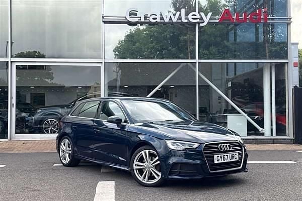 Blue Used 2017 Audi A3 S-Line Hatchback | £13,990 (Fair price) - Image 1/4