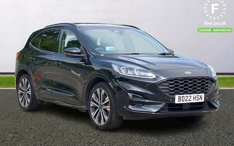 Black Used 2022 Ford Kuga ST-Line X SUV | £20,599 (Good price) - Image 1/4
