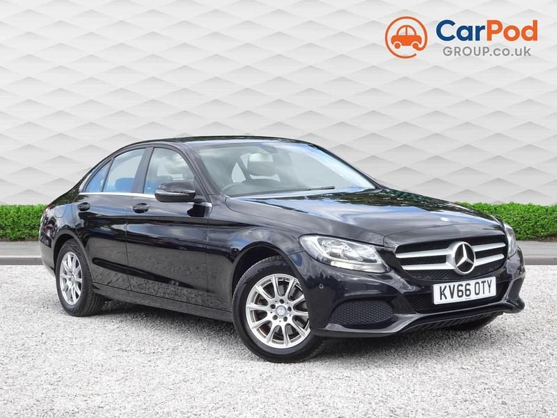 Black Used 2016 Mercedes C220 Executive Sedan | £8,990 (Good price) - Image 1/3