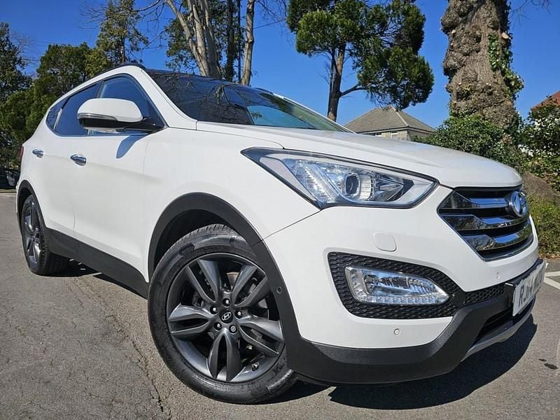 Used Hyundai Santa Fe Premium SE 2014 White SUV