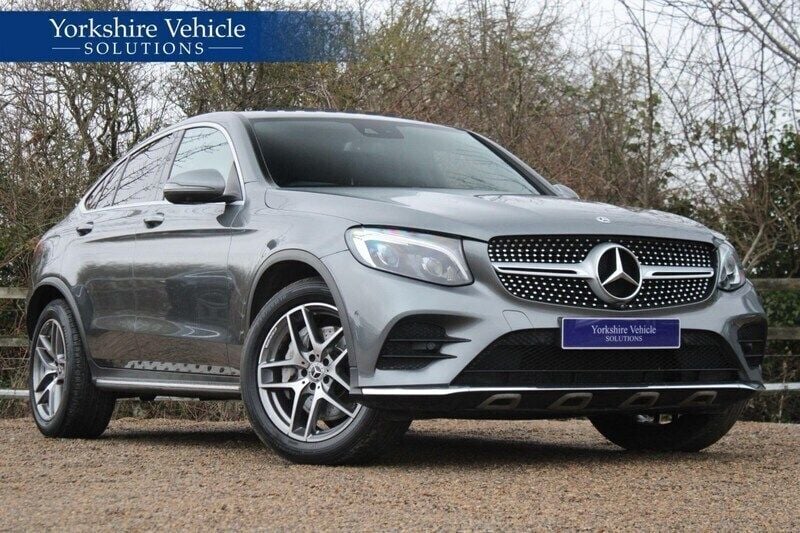 Grey Used 2018 Mercedes GLC250 AMG line Coupe | £23,989 (Fair price) - Image 1/4