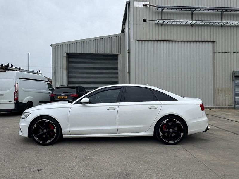 Used Audi A6 Black Edition 2014 White Sedan