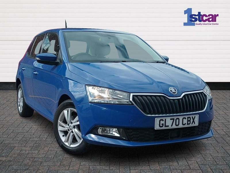 Blue Used 2020 Skoda Fabia SE Hatchback | £7,689 (Fair price) - Image 1/4
