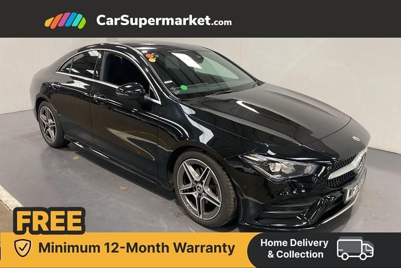 Black Used 2020 Mercedes CLA180 AMG Line Premium Sedan | £20,587 (Fair price) - Image 1/4