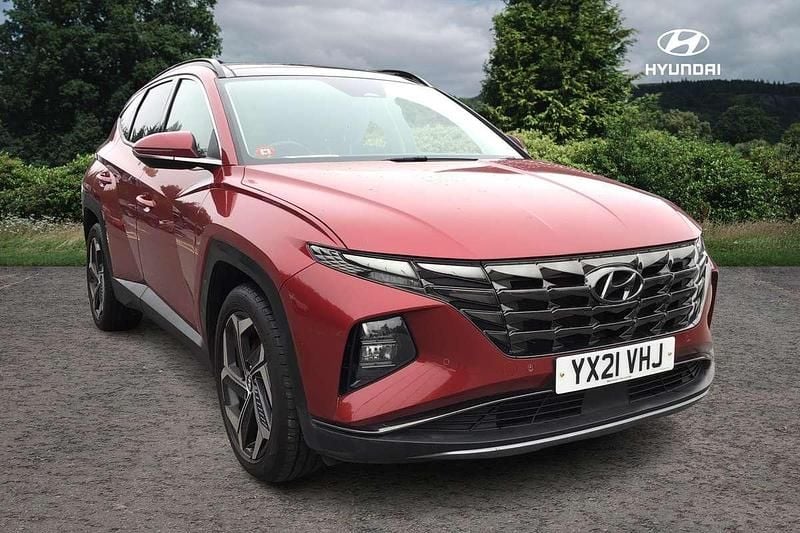 Red Used 2021 Hyundai Tucson Ultimate SUV | £18,895 (Fair price) - Image 1/4