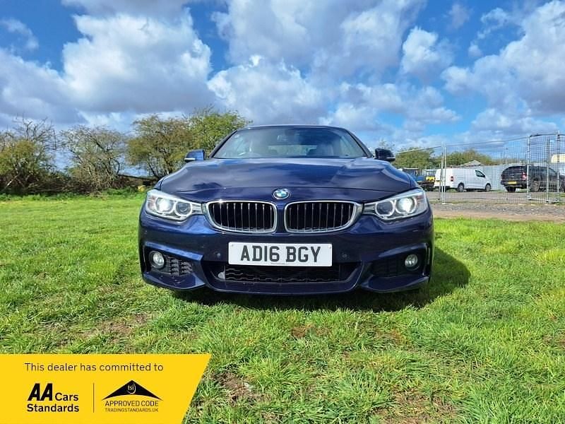 Used BMW 430 Cabriolet M Sport 252 HP (185 kW) 2016 Blue Cabriolet