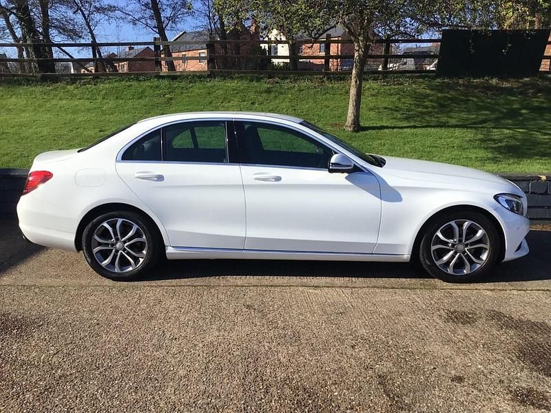 Used Mercedes C220 2016 White Sedan