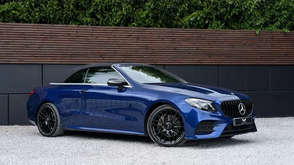 Used Mercedes E220 AMG Line Premium Plus 2020 Blue Cabriolet