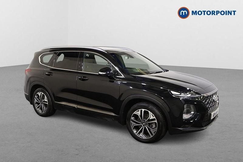 Black Used 2019 Hyundai Santa Fe Premium SE SUV | £23,799 (A bit pricey) - Image 1/4