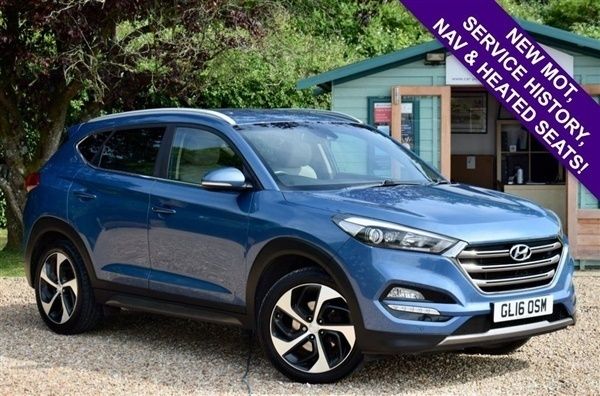 Blue Used 2016 Hyundai Tucson Premium SUV | £8,995 (Fair price) - Image 1/1