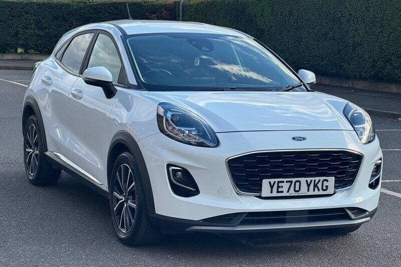 White Used 2020 Ford Puma Titanium Hatchback | £8,295 - Image 1/4