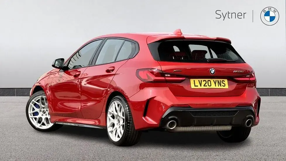 Used BMW M135 Shadowline 302 HP (222 kW) 2020 Red Hatchback