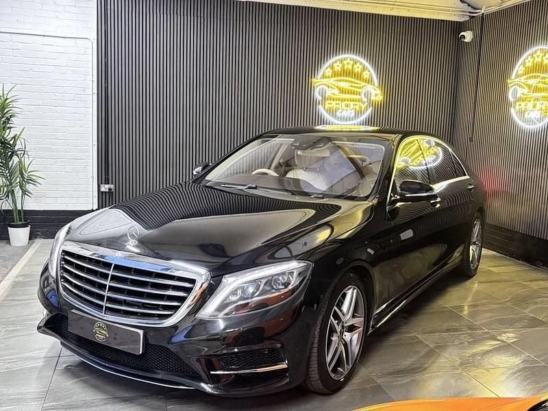 Used Mercedes S500L AMG line 455 HP (334 kW) 2015 Black Sedan
