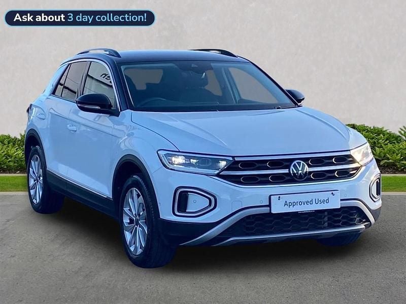 White Used 2022 VW T-Roc Style SUV | £19,347 (Fair price) - Image 1/4