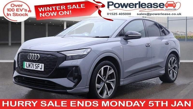 Grey Used 2021 Audi Q4 Sportback e-tron Advanced SUV | £23,889 (Fair price) - Image 1/4