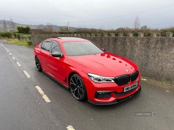 Red Used 2017 BMW 740 M Sport Sedan | £31,950 - Image 1/4