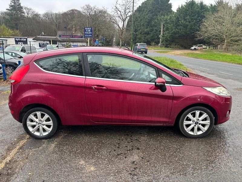 Used Ford Fiesta Zetec 2008 Red Hatchback