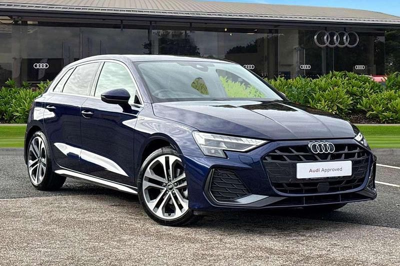 Blue Used 2025 Audi A3 S-Line Hatchback | £30,725 (Expensive) - Image 1/4
