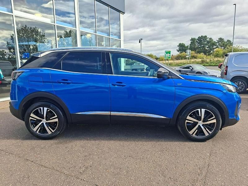 Blue Used 2022 Peugeot 3008 GT SUV | £17,995 (Fair price) - Image 1/3