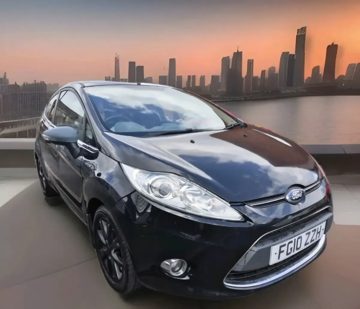 Used Ford Fiesta Zetec 2010 Black Hatchback