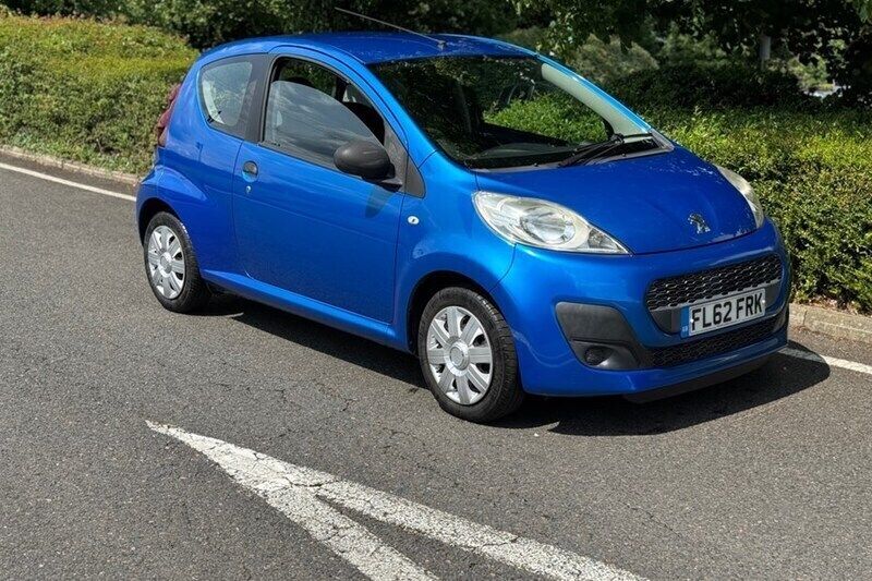 Blue Used 2012 Peugeot 107 Access Hatchback | £2,495 (Good price) - Image 1/1