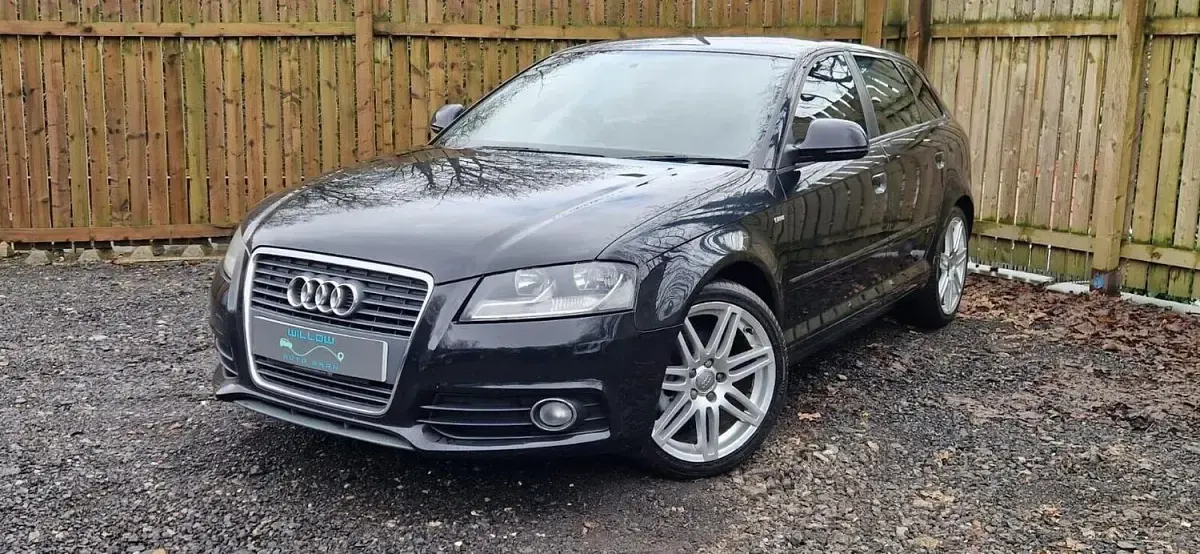 Used Audi A3 Sportback S-Line 2009 Black Hatchback