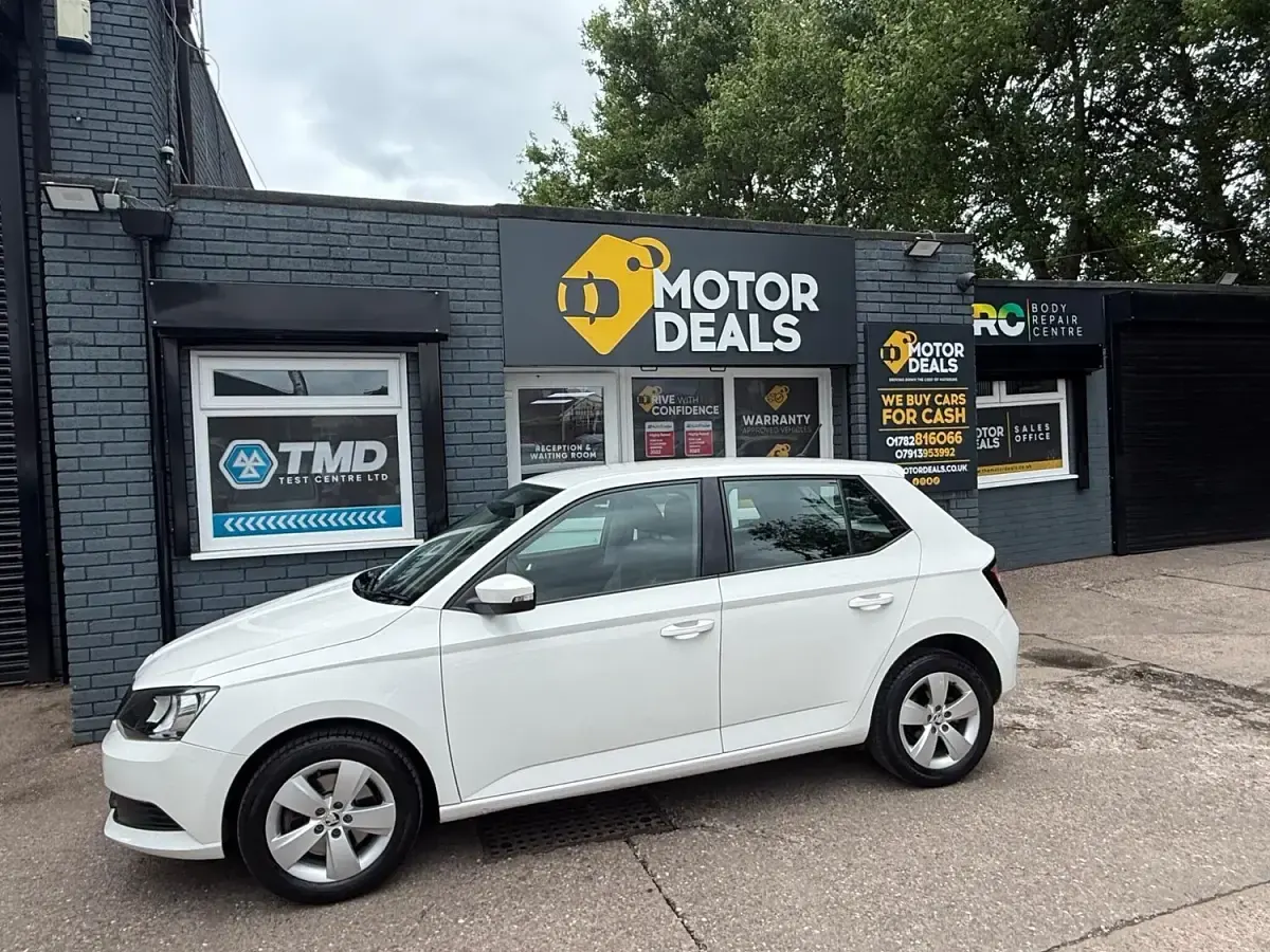 Used Skoda Fabia SE 110 HP (80 kW) 2018 White Hatchback