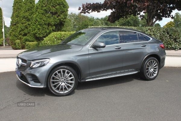 Grey Used 2019 Mercedes GLC250 AMG Line Premium Coupe | £28,495 (Fair price) - Image 1/4