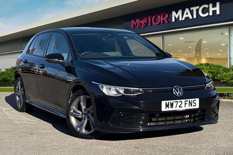 Black Used 2022 VW Golf VIII R-line Hatchback | £16,999 (Good price) - Image 1/4