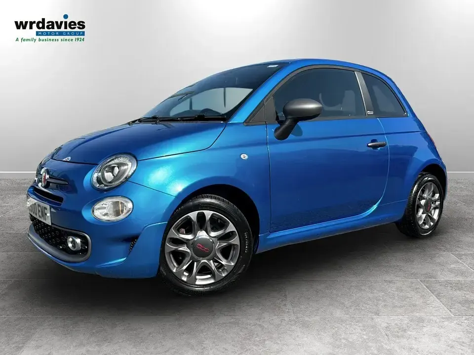 Used Fiat 500 S 69 HP (50 kW) 2017 Blue Hatchback