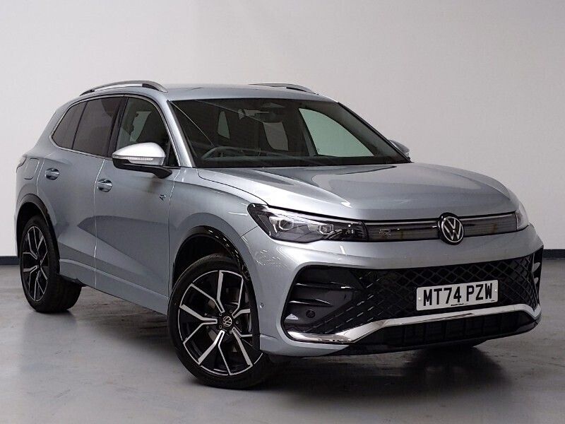 Silver Used 2024 VW Tiguan R-line SUV | £34,998 (Expensive) - Image 1/4