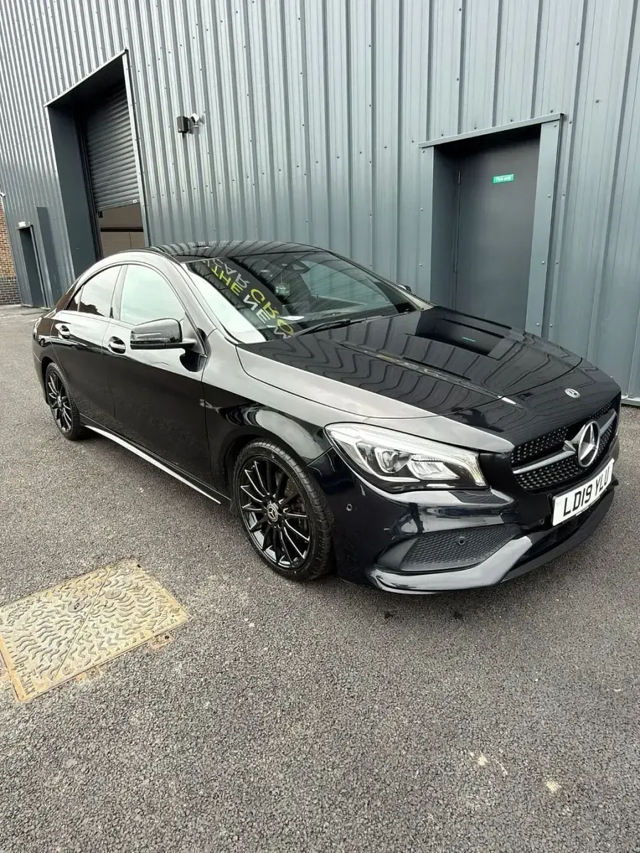 Used Mercedes CLA200 AMG line 2019 Black Coupe