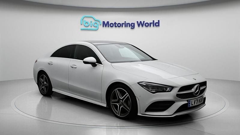 Used Mercedes CLA180 AMG line 136 HP (100 kW) 2021 White Sedan