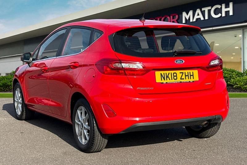 Used Ford Fiesta Zetec 2018 Red Hatchback