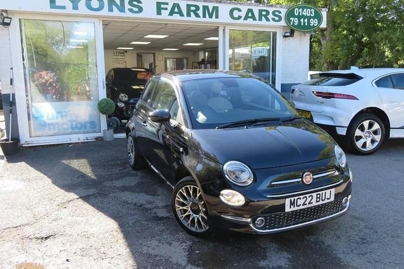 Black Used 2022 Fiat 500 Dolcevita Hatchback | £9,995 (Fair price) - Image 1/1