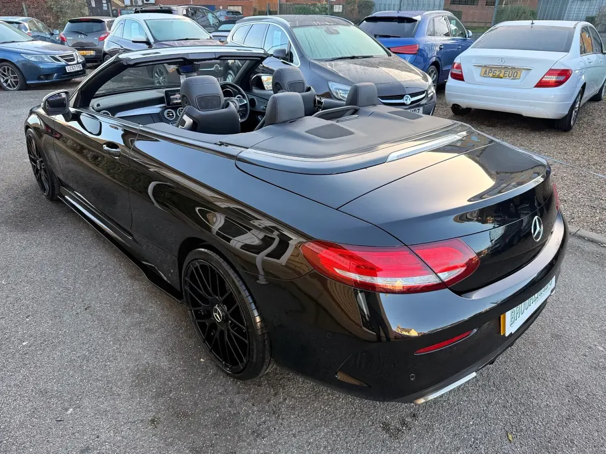 Used Mercedes C250 AMG Line Premium Plus 2018 Black Cabriolet