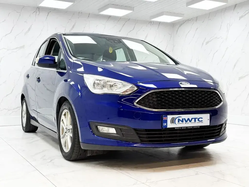 Used Ford C-MAX Zetec 125 HP (91 kW) 2016 Blue MPV