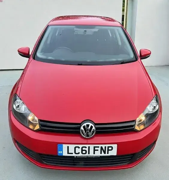 Used VW Golf VI S 105 HP (77 kW) 2011 Red Hatchback