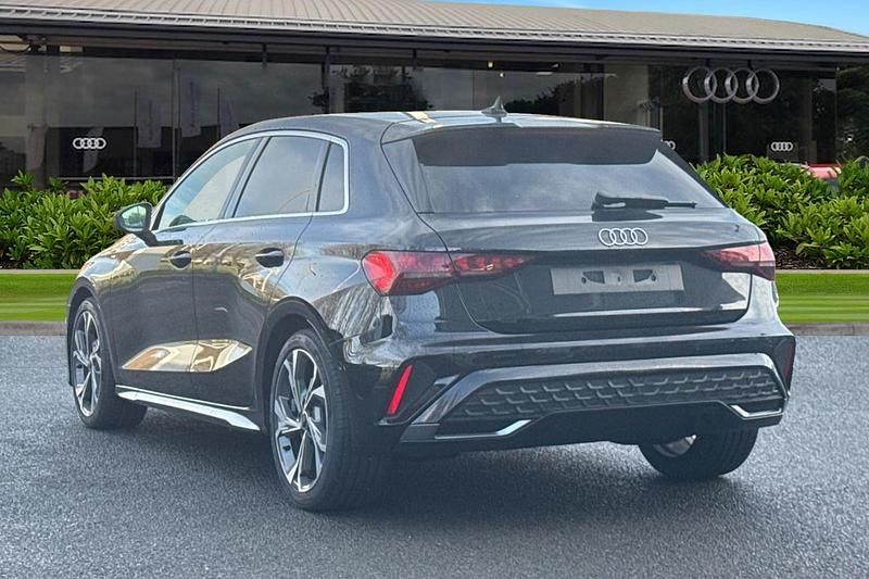 New Audi A3 Sportback S-Line 150 HP (110 kW) 2026 Black Hatchback