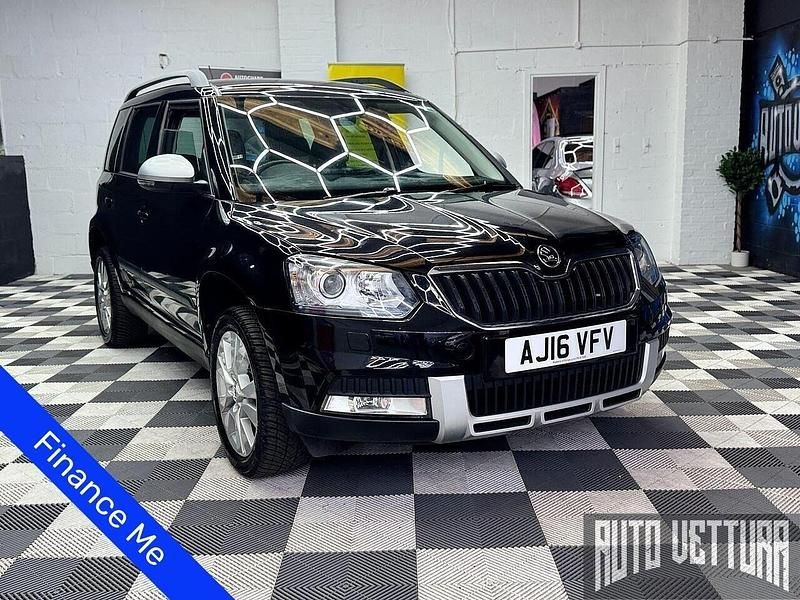 Black Used 2016 Skoda Yeti SE L SUV | £6,950 (Good price) - Image 1/4