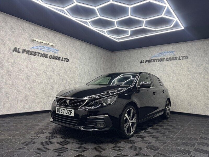 Black Used 2017 Peugeot 308 GT-line Hatchback | £8,999 (Fair price) - Image 1/4